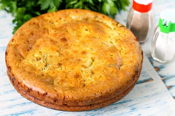 Рыбный пирог заливной рецепт